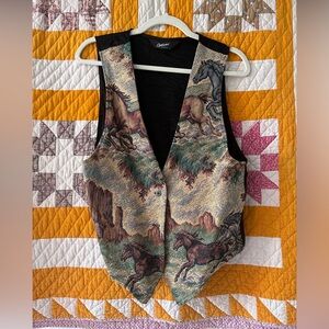 Vintage wildhorse vest